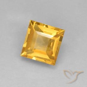 Citrino Oro medio naturale da 1.98 ct, Quadrato, VVS