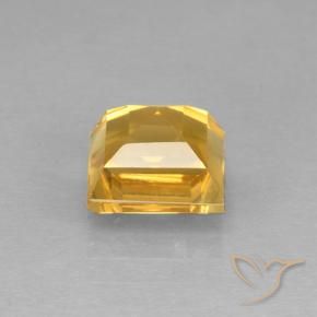 Citrino Arancio dorato naturale da 2.83 ct, Quadrato, VVS-VS