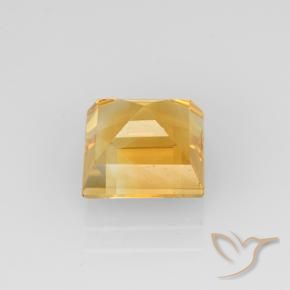 Citrino Arancio-Oro naturale da 2.62 ct, Quadrato, VVS-VS