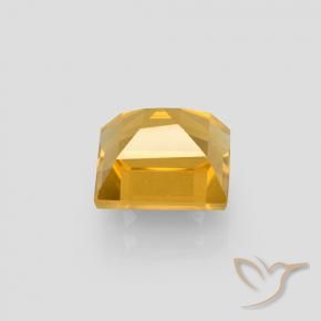 Citrino Arancio-Oro naturale da 2.25 ct, Quadrato, VVS-VS