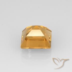 Citrino Arancio medio-chiaro-oroG naturale da 2.27 ct, Quadrato, VVS