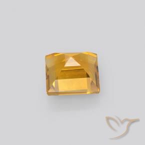 Citrino Arancio Dorato Profondo naturale da 2.20 ct, Quadrato, VVS