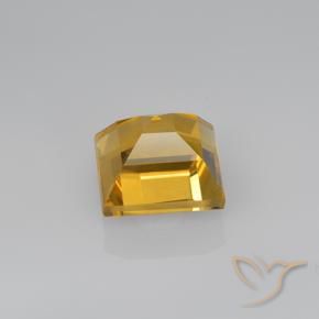 Citrino Arancio Dorato Profondo naturale da 2.60 ct, Quadrato, VVS