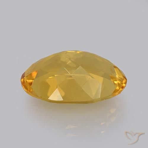 Citrino Arancio dorato naturale da 10.84 ct, Ovale, VVS