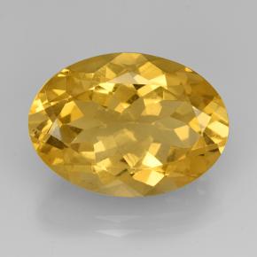 Citrino Dorato medio naturale da 10.78 ct, Taglio ovale, VVS