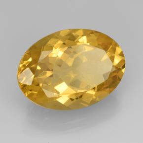 Citrino Dorato medio naturale da 10.78 ct, Taglio ovale, VVS