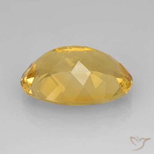 Citrino Dorato medio naturale da 10.57 ct, Ovale, VVS-VS