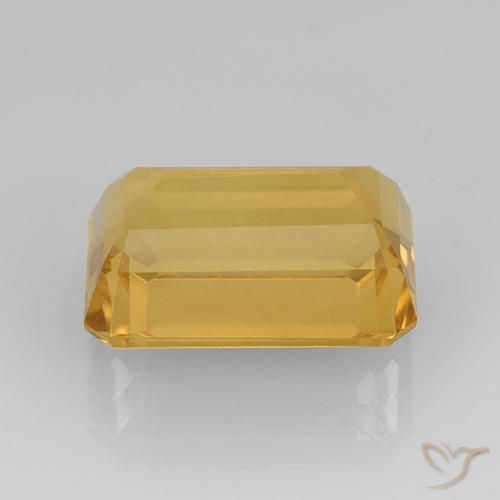 Citrino Oro medio naturale da 7.83 ct, Ottagonale / Taglio smeraldo, VVS