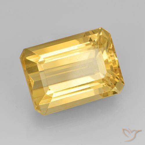 Citrino Oro naturale da 7.89 ct, Ottagonale / Taglio smeraldo, VVS