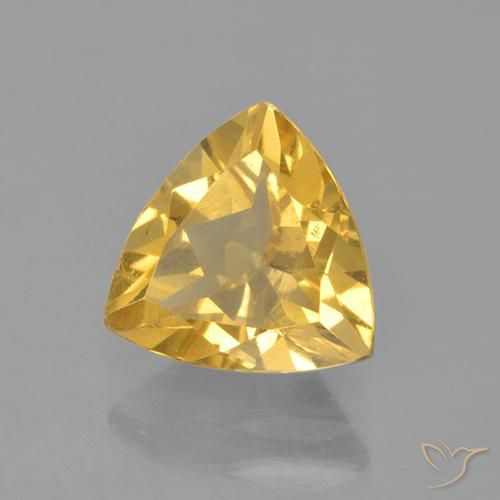 Citrino Oro brillante naturale da 2.08 ct, Taglio trillion, VS