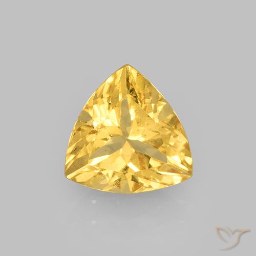 2.18ct Naturale Oro Citrino, Taglio trillion, VS