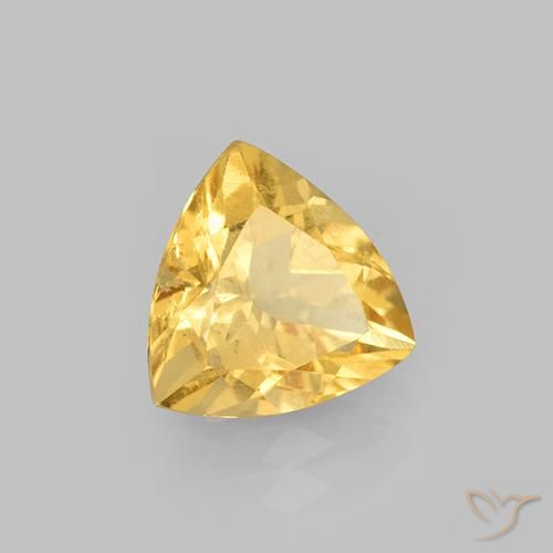 Citrino Oro naturale da 2.18 ct, Taglio trillion, VS