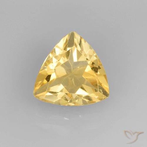 2.14ct Naturale Oro Citrino, Taglio trillion, VVS-VS