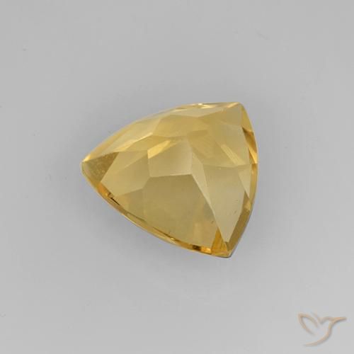 Citrino Oro naturale da 2.14 ct, Taglio trillion, VVS-VS
