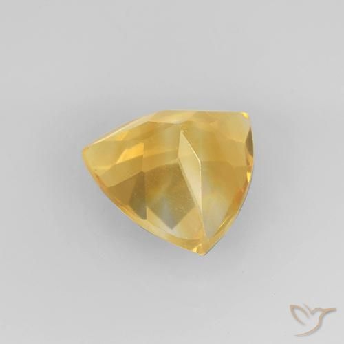 Citrino Oro medio naturale da 2.28 ct, Taglio trillion, VVS-VS