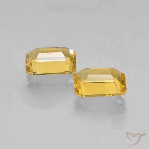 Gemme di Citrino Oro brillante naturale da 2.72 ct, Ottagonale / Taglio smeraldo, VVS-VS