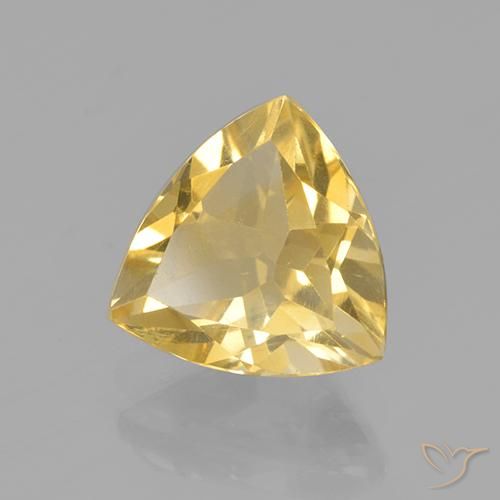 Citrino Dorato naturale da 2.03 ct, Taglio trillion, VS