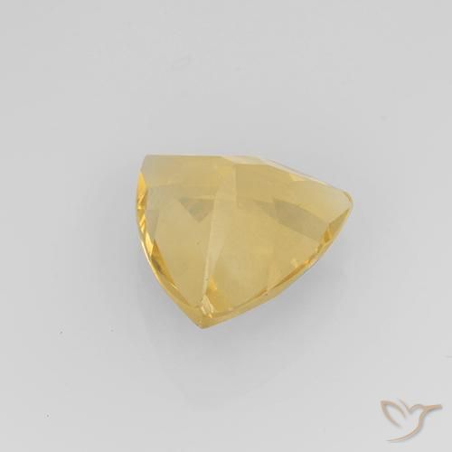 Citrino Oro medio naturale da 1.88 ct, Taglio trillion, VVS-VS