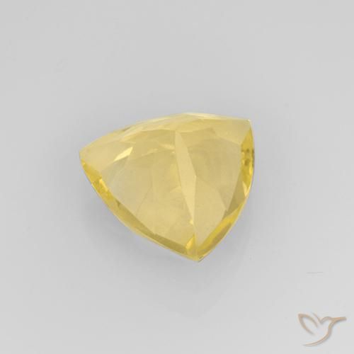 Citrino Oro chiaro naturale da 1.99 ct, Taglio trillion, VVS-VS