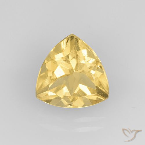 2.26ct Naturale Oro medio Citrino, Taglio trillion, VVS-VS