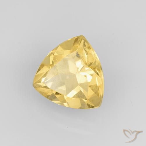 Citrino Oro medio naturale da 2.26 ct, Taglio trillion, VVS-VS
