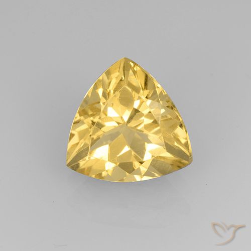 2.17ct Naturale Oro Citrino, Taglio trillion, VVS-VS