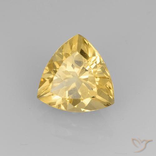 Citrino Oro naturale da 2.17 ct, Taglio trillion, VVS-VS