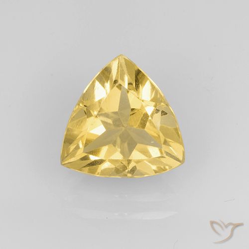 1.86ct Naturale Dorato Citrino, Taglio trillion, VS