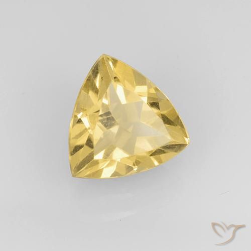Citrino Dorato naturale da 1.86 ct, Taglio trillion, VS
