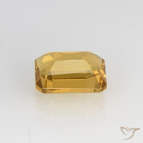 Citrino Oro medio naturale da 1.63 ct, Ottagonale / Taglio smeraldo, VVS-VS