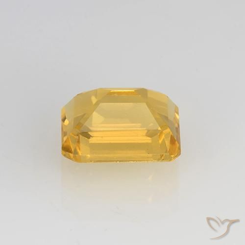 Citrino Arancio dorato naturale da 1.61 ct, Ottagonale / Taglio smeraldo, VVS-VS