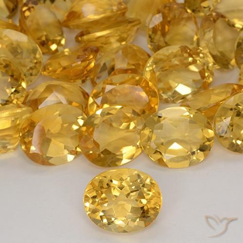 4.54ct Naturale Dorato Citrino, Ovale, VVS-VS