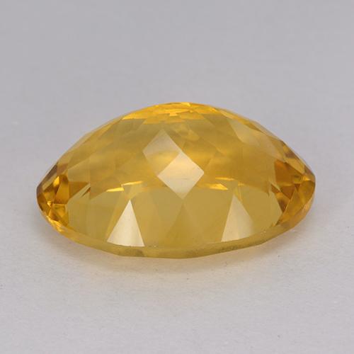 Citrino Arancio Dorato Profondo naturale da 12.25 ct, Ovale, VVS