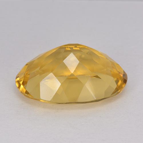 Citrino naturale dorato da 12,00 ct, taglio ovale, VVS