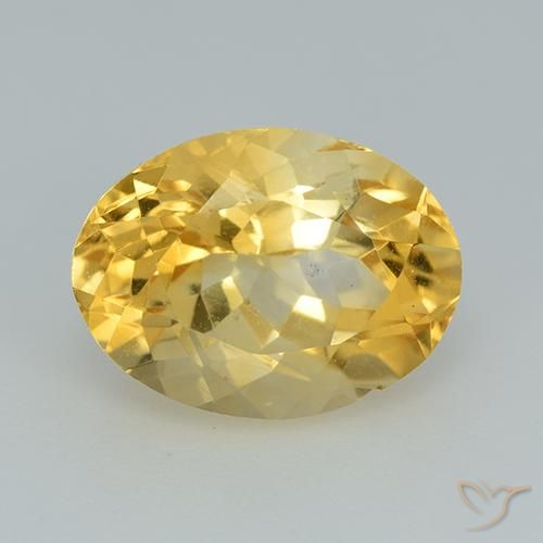 3.40ct Naturale Oro Citrino, Ovale, VS