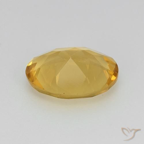 Citrino Arancio dorato naturale da 2.19 ct, Ovale, VVS