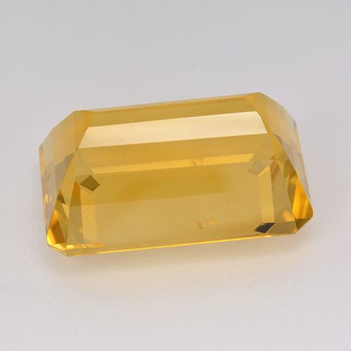 Citrino Dorato medio naturale da 15.54 ct, Taglio smeraldo, VS