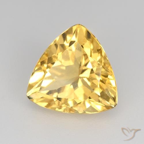 Citrino Oro brillante naturale da 2.13 ct, Taglio trillion, VVS-VS