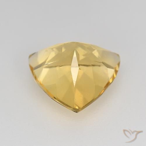 Citrino Oro brillante naturale da 2.13 ct, Taglio trillion, VVS-VS