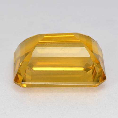 Citrino Dorato scuro naturale da 16.85 ct, Taglio smeraldo, VVS-VS
