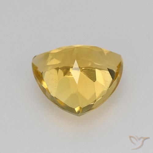 Citrino Oro brillante naturale da 1.94 ct, Taglio trillion, VVS-VS