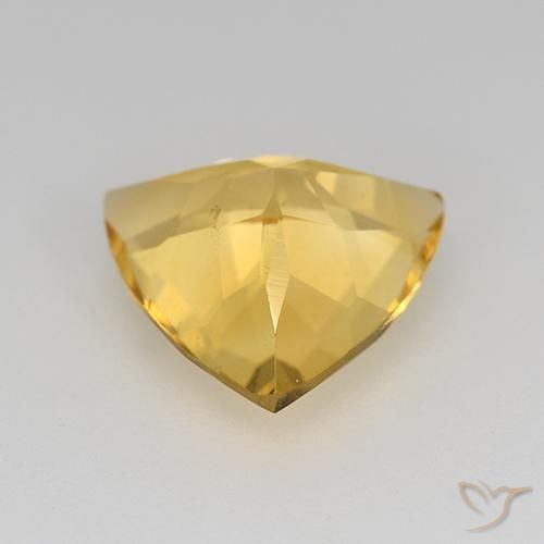 Citrino Dorato naturale da 1.93 ct, Taglio trillion, VS