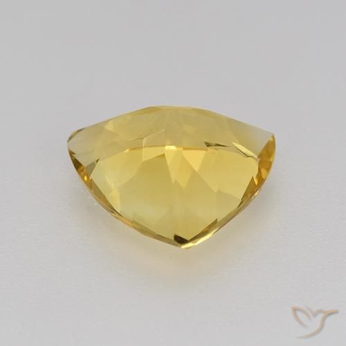 Citrino Oro naturale da 1.82 ct, Taglio trillion, VVS-VS
