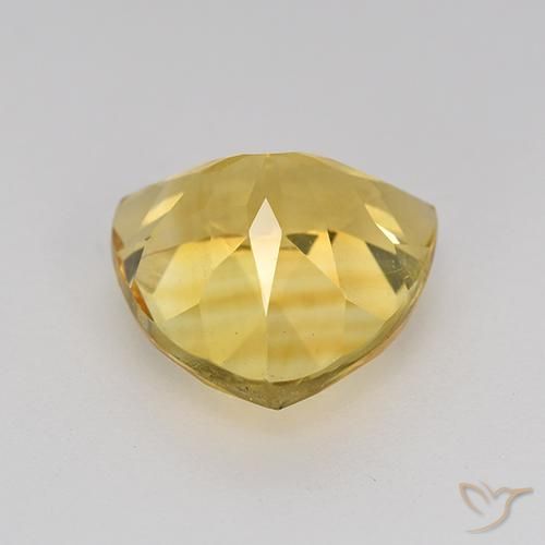 Citrino Dorato naturale da 2.37 ct, Taglio trillion, VVS-VS