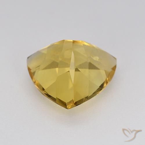Citrino Oro medio naturale da 2.16 ct, Taglio trillion, VVS-VS