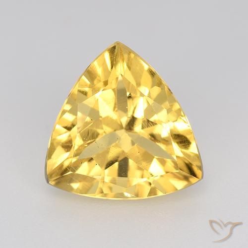 2.21ct Naturale Oro medio Citrino, Taglio trillion, VVS-VS