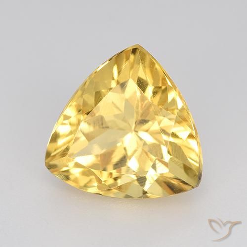 Citrino Oro medio naturale da 2.38 ct, Taglio trillion, VVS-VS