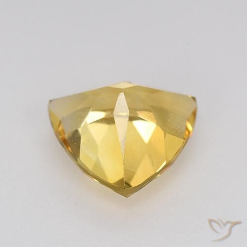 Citrino Dorato naturale da 2.05 ct, Taglio trillion, VVS-VS