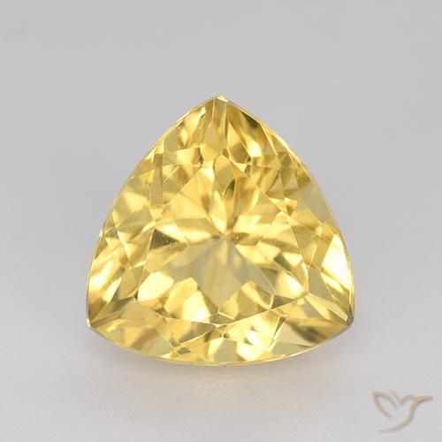 2.50ct Naturale Oro Citrino, Taglio trillion, VVS-VS