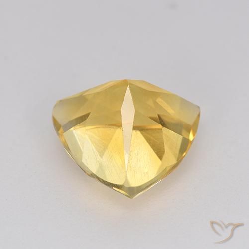 Citrino Dorato naturale da 2.28 ct, Taglio trillion, VVS